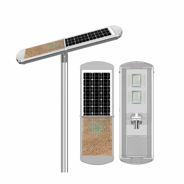 Farola solar todo en uno autolimpiante