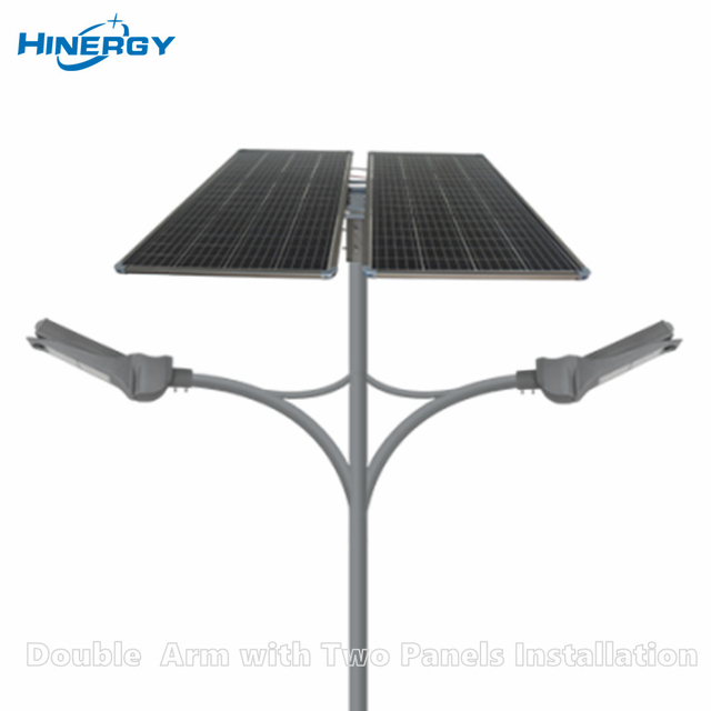 Farola solar LED para exteriores de alto lumen