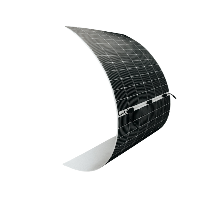 Panel solar semiflexible monocristalino de ETFE para proyecto comercial