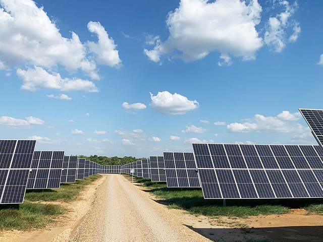 Sistema de energía solar en red