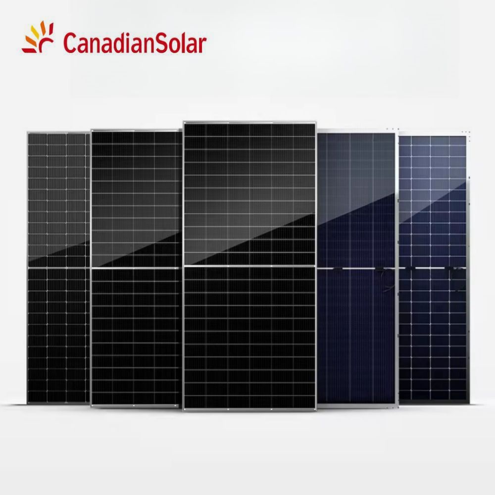 Canadian Solar TOPBiHiKu7 N-tipo TOPCon paneles fotovoltaicos bifaciales 700w Distribuidores Precio de venta