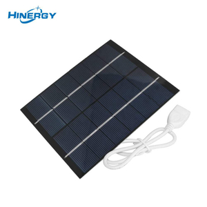 Hinergy Mini Panel Solar con Puerto de Conexión de Salida Micro USB Cargador de Teléfono