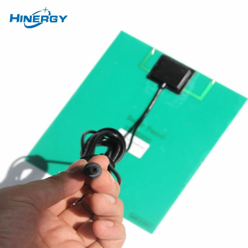 Hinergy Mini módulo de panel solar pequeño con enchufe de salida de CC, cargador de teléfonos móviles DIY