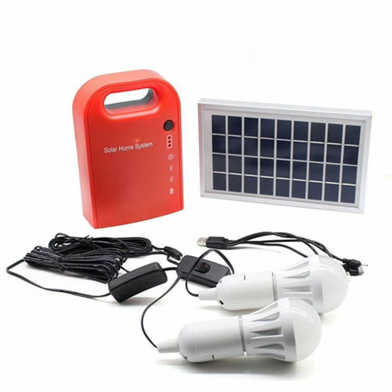  Kit de iluminación solar para el hogar | Sistema de energía portátil para aldeas