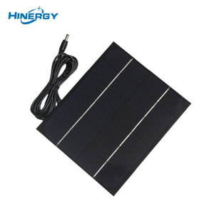 Hinergy Mini módulo de panel solar pequeño con enchufe de salida de CC, cargador de teléfonos móviles DIY