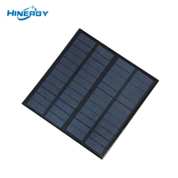 Hinergy 12 voltios monocristalino pequeño negro DIY módulo de panel solar 12v con precio barato