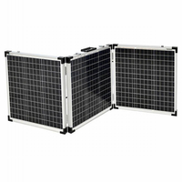 Hinergy Maleta plegable con panel solar monocristalino, 180 W, 12 V, con controlador de carga