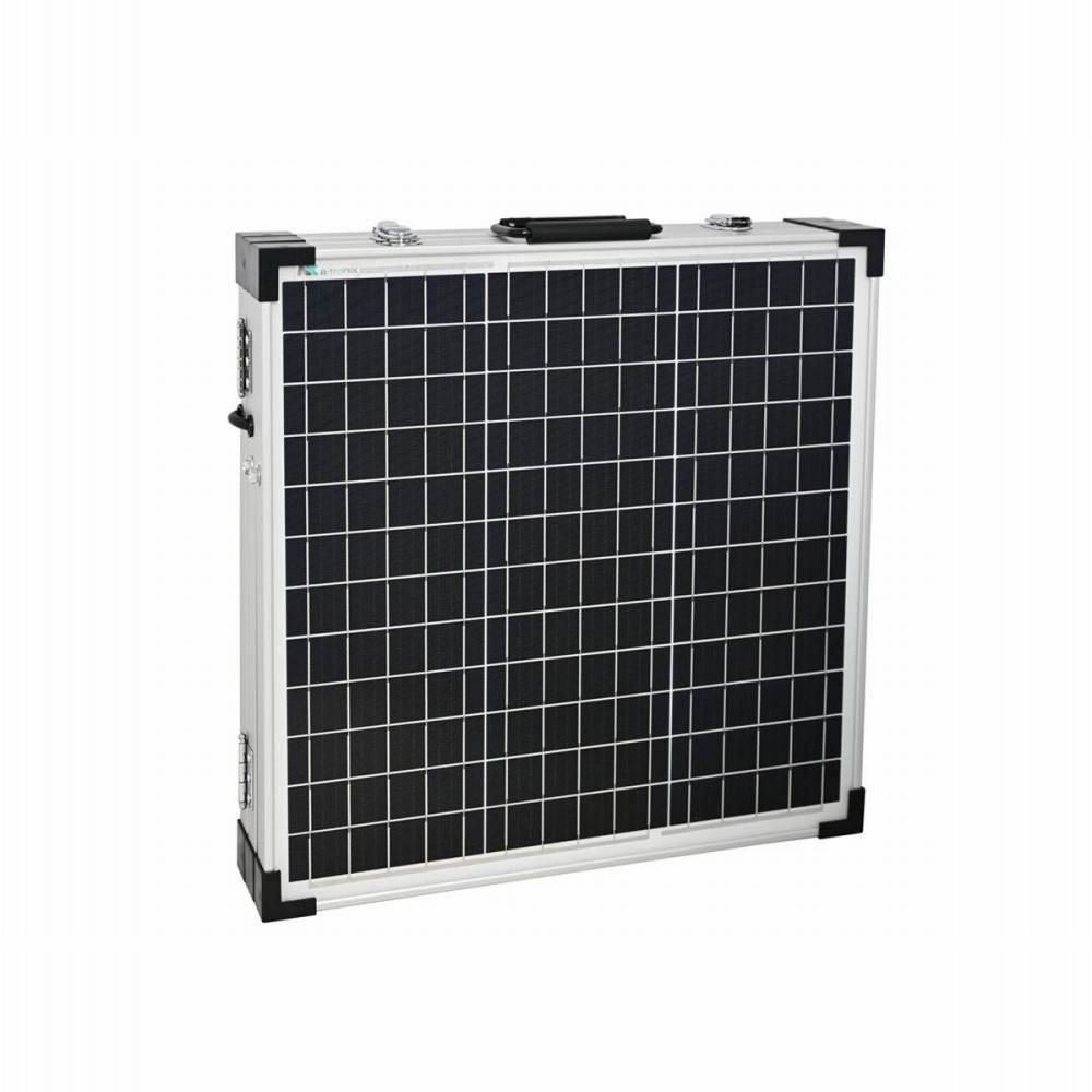 Hinergy Maleta plegable con panel solar monocristalino, 180 W, 12 V, con controlador de carga