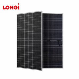 Longi Hi-MO 7 módulos fotovoltaicos Topcon tipo N 580W 590W 600W Precio de paneles solares bifaciales