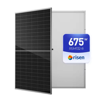 Módulo fotovoltaico resucitado Titan 650w 660w 670w Paneles solares monocristalinos PERC