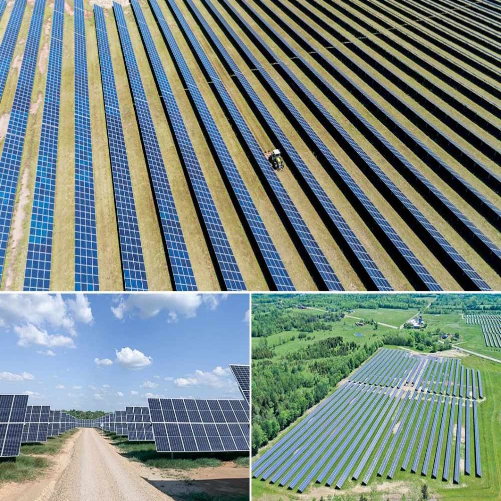 Ja Solar 440w 450w Todos los paneles solares bifaciales con marco negro 