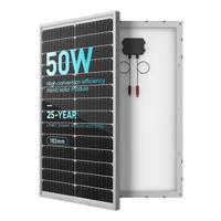 Precio del panel solar monocristalino de 50 vatios y 12 voltios 12 V 50 W