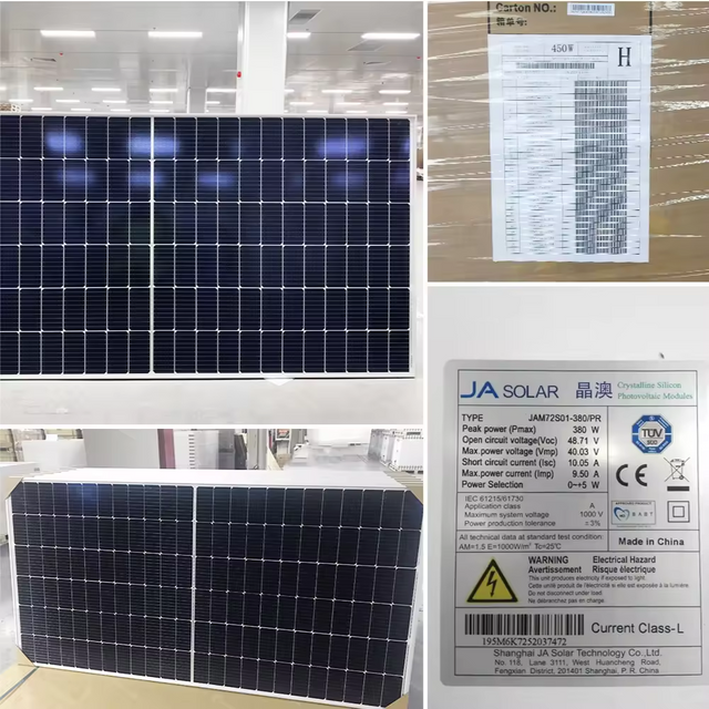 JA Solar Company Distribuidor de módulo solar fotovoltaico monocristalino bifacial tipo N de 620 W