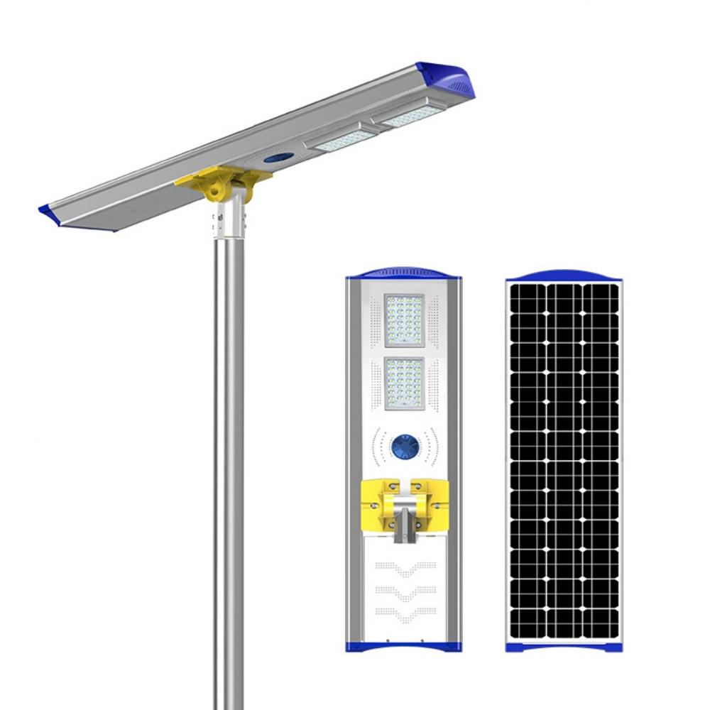 Farola solar LED para exteriores | Alumbrado público solar todo en uno