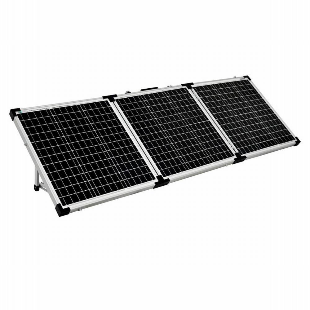 Hinergy Maleta plegable con panel solar monocristalino, 180 W, 12 V, con controlador de carga