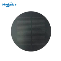 Precio del panel solar redondo pequeño circular de la célula fotovoltaica del círculo monocristalino de Hinergy 5V 6V 9V 12V