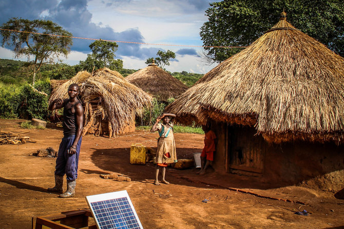 sistema de iluminación solar para el hogar para pueblos 2