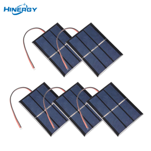 Hinergy DIY cableado de células solares 1 V 1,5 V 2 V 3 V 4 V 5 V 6 V 12 V 18 V CC conexión mini panel solar con cable 