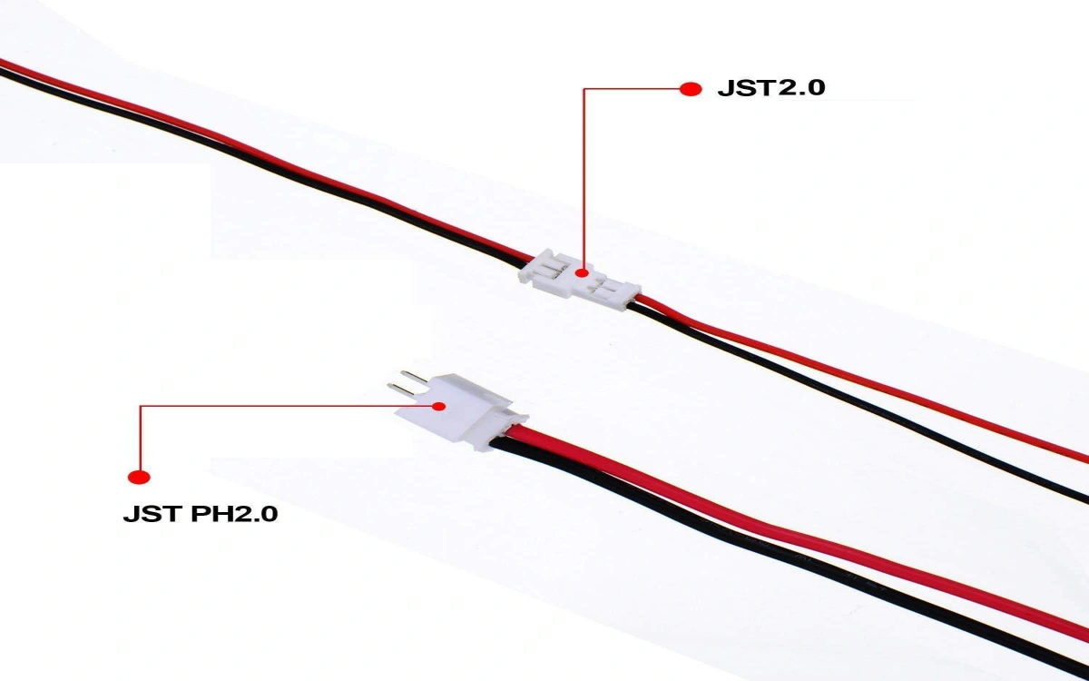 Panel solar JST PH2.0 con conector de cable de 2 pines para mini aplicaciones solares